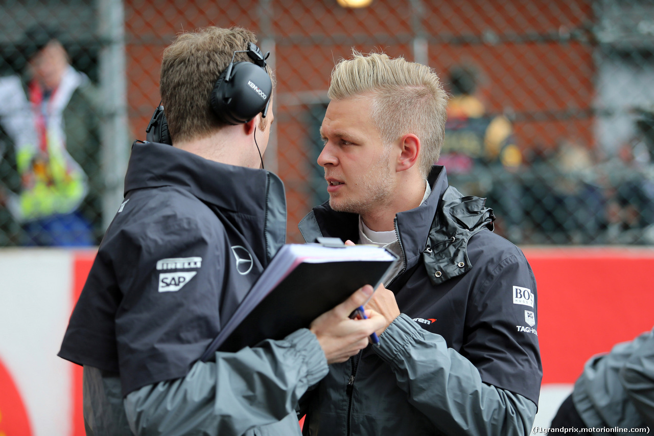 GP BELGIO, 24.08.2014- Gara, Kevin Magnussen (DEN) McLaren Mercedes MP4-29