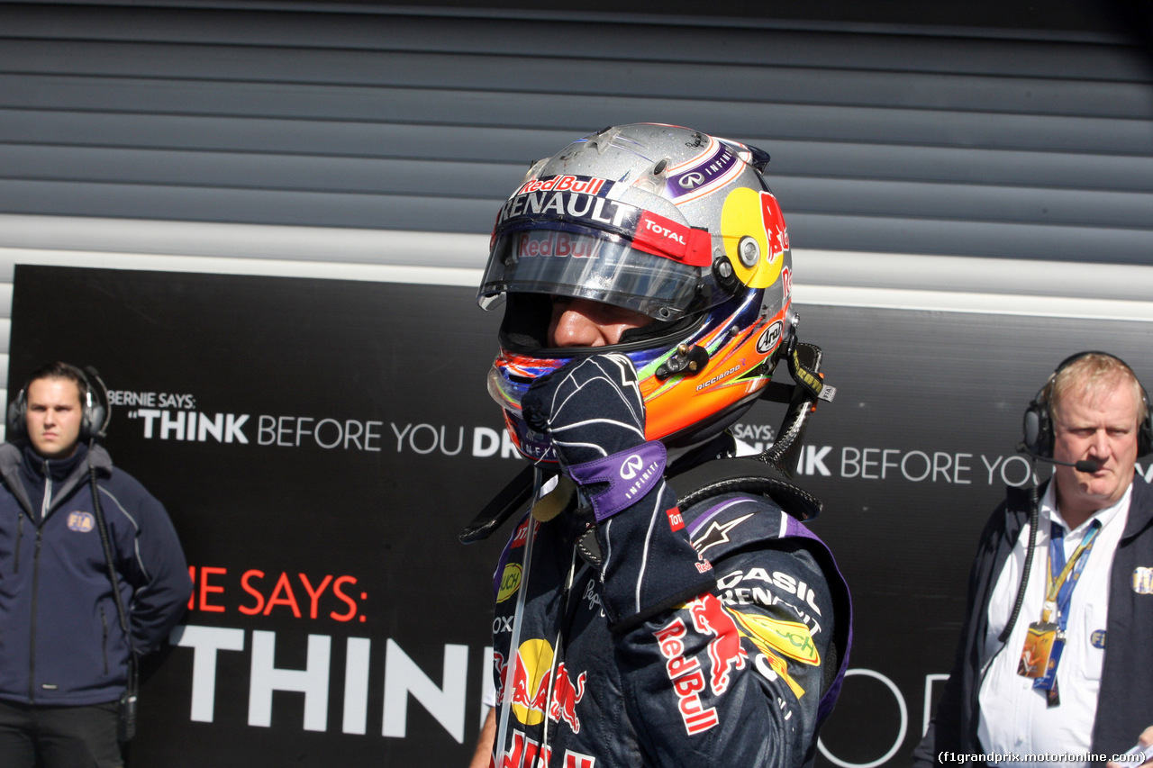 GP BELGIO, 24.08.2014- Gara, Daniel Ricciardo (AUS) Red Bull Racing RB10 vincitore