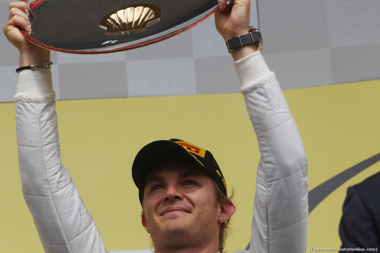 GP BELGIO, 24.08.2014- Gara, secondo Nico Rosberg (GER) Mercedes AMG F1 W05