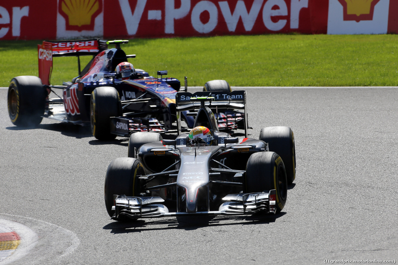 GP BELGIO, 24.08.2014-Gara, Esteban Gutierrez (MEX), Sauber F1 Team C33