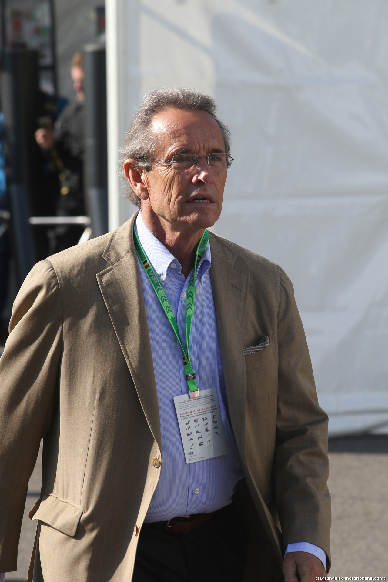 GP BELGIO, 24.08.2014-Gara, Jacky Ickx (BEL)