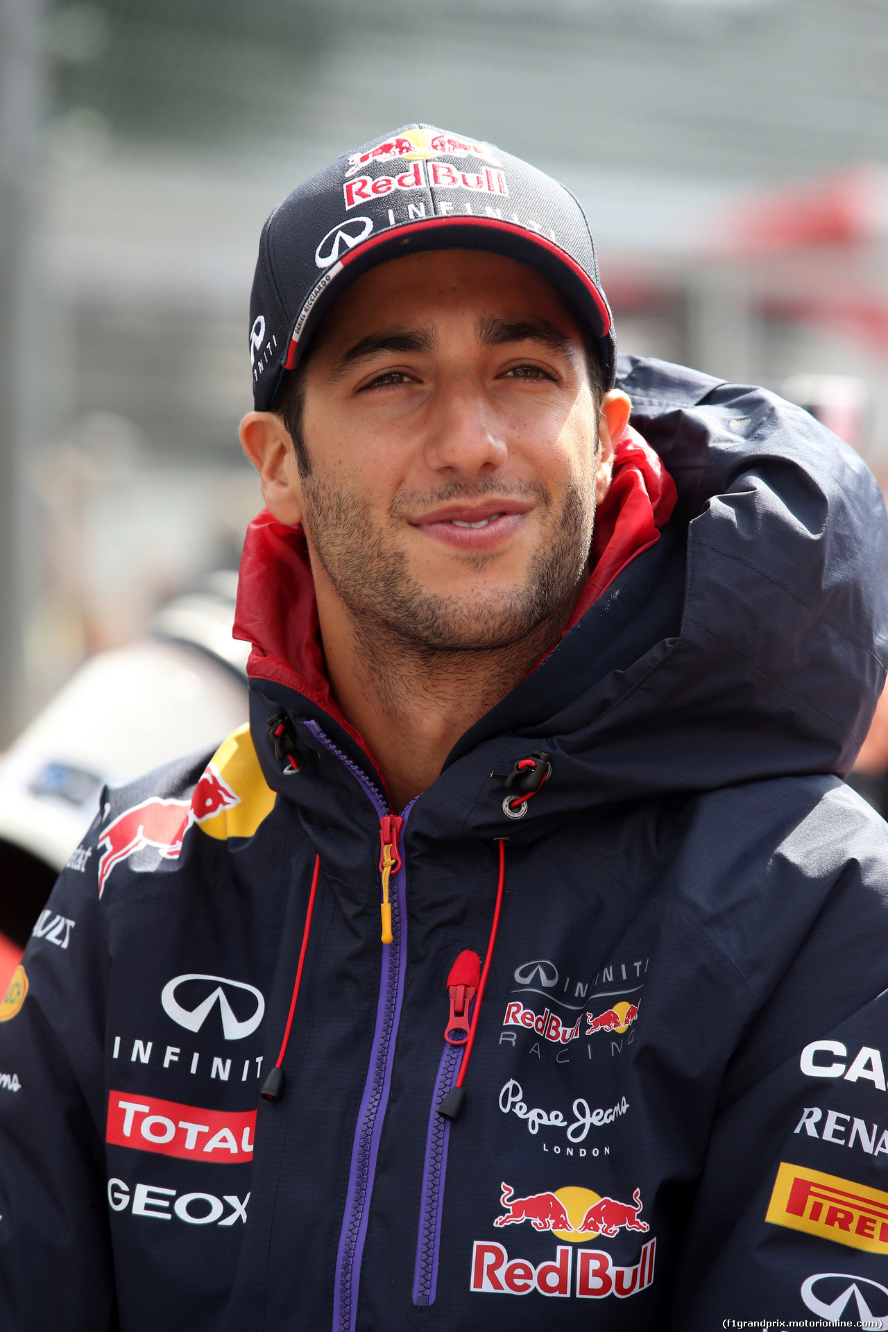 GP BELGIO, 24.08.2014-Daniel Ricciardo (AUS) Red Bull Racing RB10