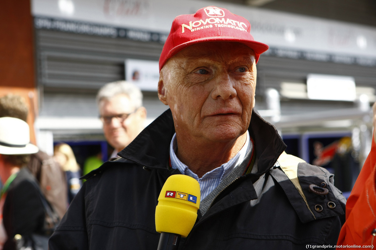 GP BELGIO, 24.08.2014- Gara, Nikki Lauda (AU), Mercedes
