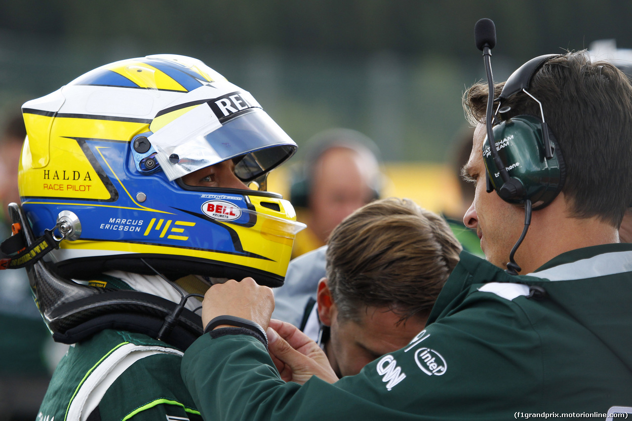 GP BELGIO, 24.08.2014- Gara, Marcus Ericsson (SUE) Caterham F1 Team CT-04