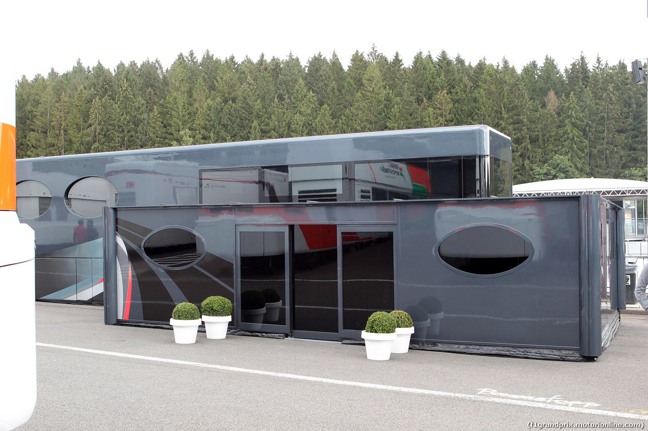 GP BELGIO, 24.08.2014- Gara, Peter Sauber (SUI), Sauber F1 Team motorhome