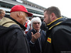 GP BELGIO, 24.08.2014- Gara, Nikki Lauda (AU), Mercedes, Bernie Ecclestone (GBR), President e CEO of FOM e Paul Hembery, Pirelli Motorspor Director