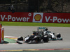 GP BELGIO, 24.08.2014- Gara, Esteban Gutierrez (MEX), Sauber F1 Team C33 davanti a Nico Rosberg (GER) Mercedes AMG F1 W05