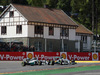 GP BELGIO, 24.08.2014- Gara, Nico Rosberg (GER) Mercedes AMG F1 W05 e Lewis Hamilton (GBR) Mercedes AMG F1 W05