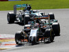GP BELGIO, 24.08.2014-Gara, Sergio Perez (MEX) Sahara Force India F1 VJM07 davanti a Nico Rosberg (GER) Mercedes AMG F1 W05