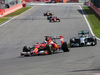 GP BELGIO, 24.08.2014-Gara, Fernando Alonso (ESP) Ferrari F14-T davanti a Nico Rosberg (GER) Mercedes AMG F1 W05