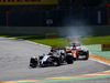 GP BELGIO, 24.08.2014- Gara, Kevin Magnussen (DEN) McLaren Mercedes MP4-29 e Fernando Alonso (ESP) Ferrari F14-T