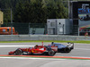 GP BELGIO, 24.08.2014- Gara, Kimi Raikkonen (FIN) Ferrari F14-T e Jenson Button (GBR) McLaren Mercedes MP4-29