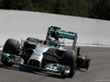 GP BELGIO, 24.08.2014- Gara, Lewis Hamilton (GBR) Mercedes AMG F1 W05 with punctured rear wheel.