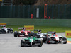 GP BELGIO, 24.08.2014- Gara, Marcus Ericsson (SUE) Caterham F1 Team CT-04 e Max Chilton (GBR), Marussia F1 Team MR03
