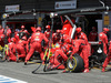 GP BELGIO, 24.08.2014- Gara, Pit stop, Fernando Alonso (ESP) Ferrari F14-T