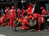 GP BELGIO, 24.08.2014- Gara, Pit stop, Kimi Raikkonen (FIN) Ferrari F14-T