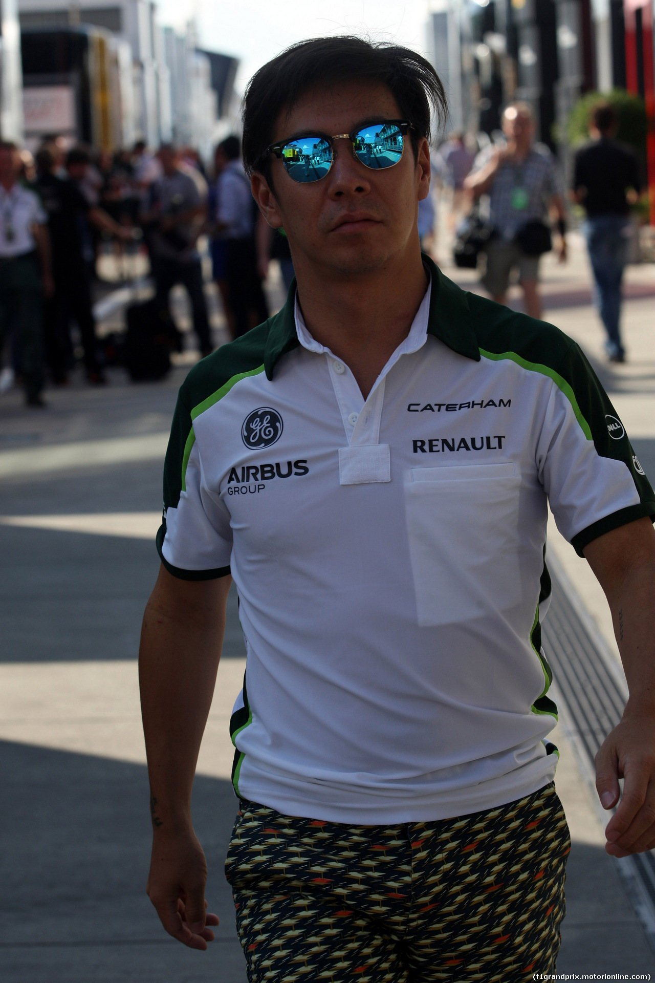 GP BELGIO, 24.07.2014- Kamui Kobayashi (JAP) Caterham F1 Team CT-04
