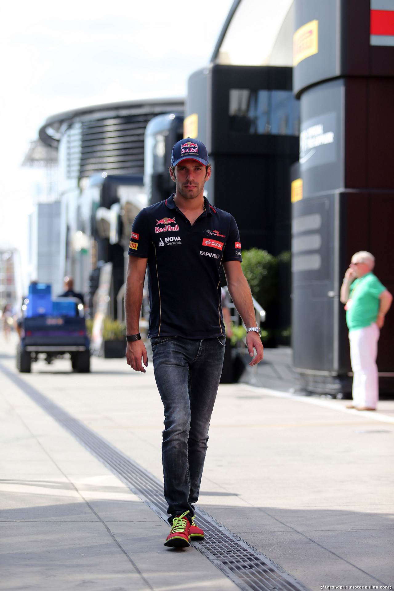 GP BELGIO, 24.07.2014- Jean-Eric Vergne (FRA) Scuderia Toro Rosso STR9