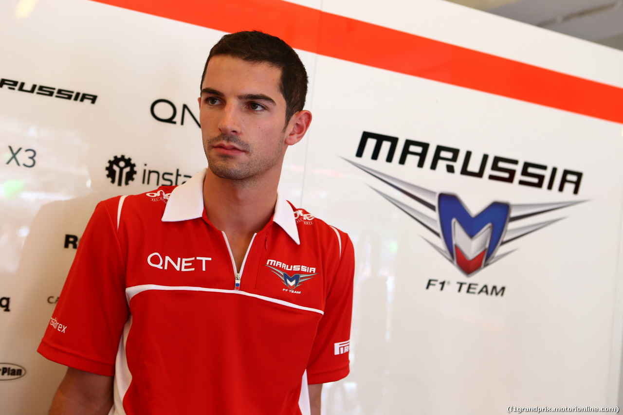 GP BELGIO, 24.07.2014- Alexander Rossi (USA), Marussia