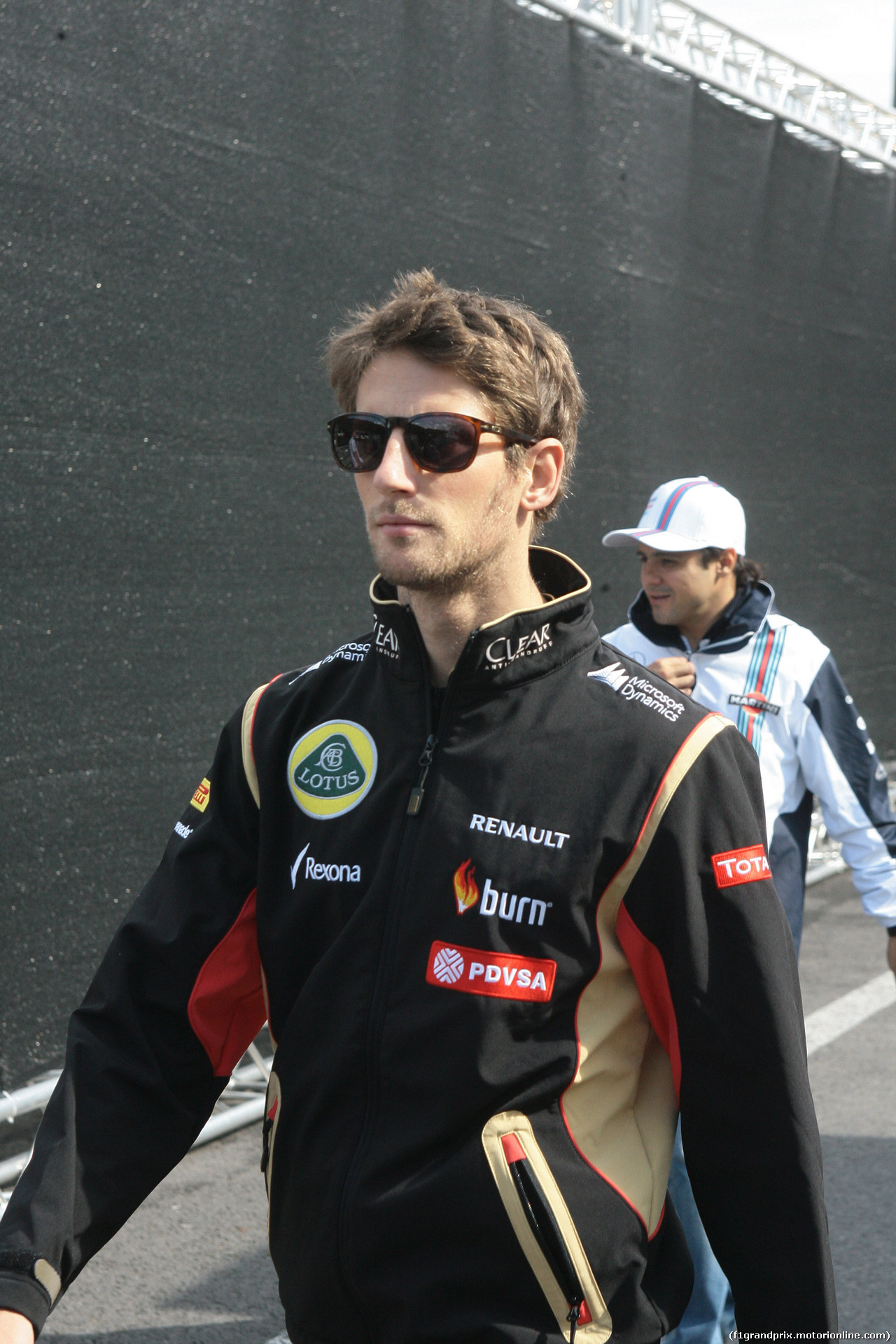 GP BELGIO, Romain Grosjean (FRA) Lotus F1 Team E22
