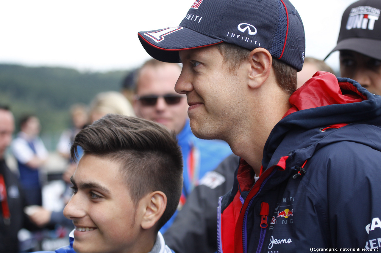 GP BELGIO, Autograph session, Sebastian Vettel (GER), Red Bull Racing, RB10