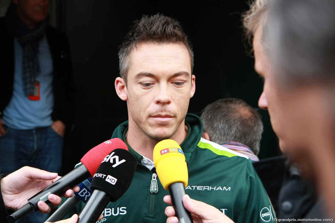 GP BELGIO, Andrè Lotterer (GER) Caterham F1 Team CT-04