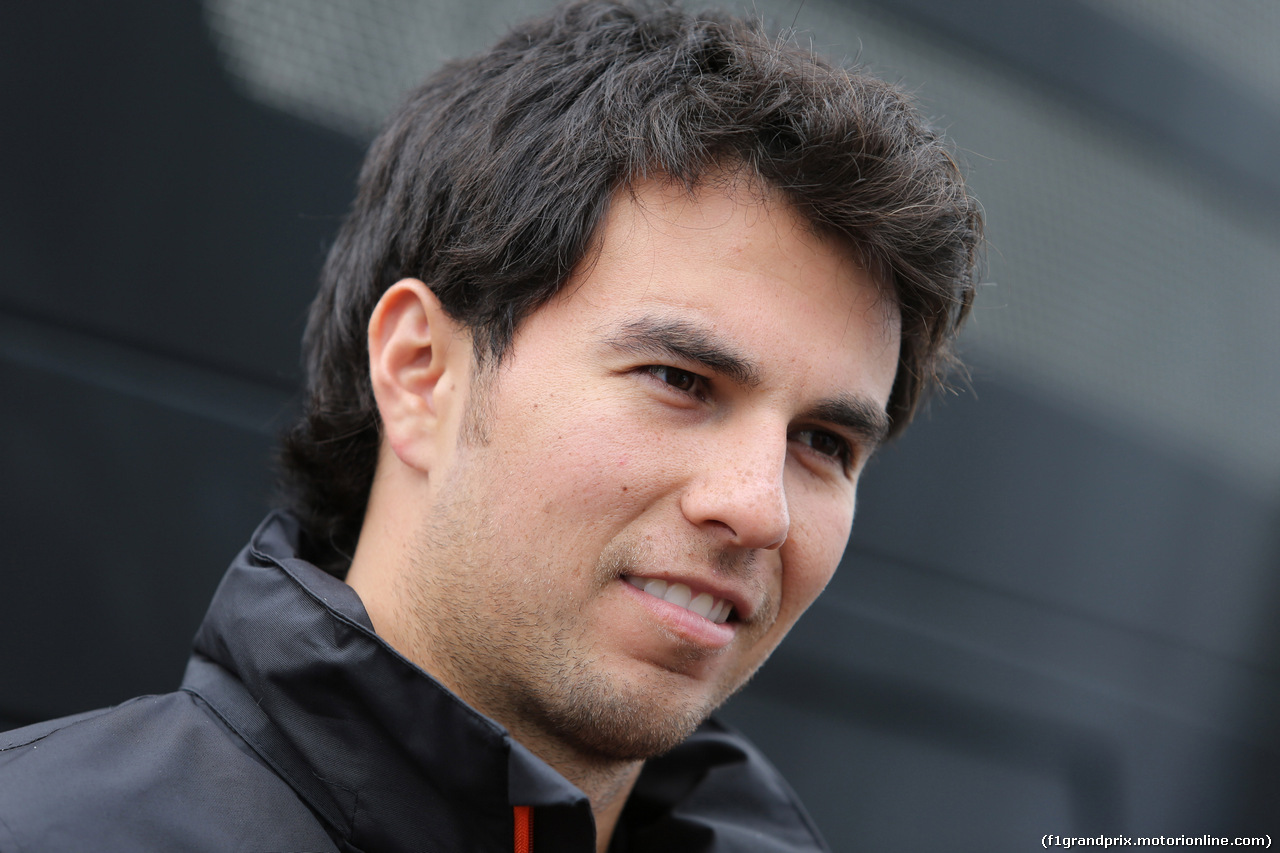 GP BELGIO, Sergio Perez (MEX) Sahara Force India F1 VJM07