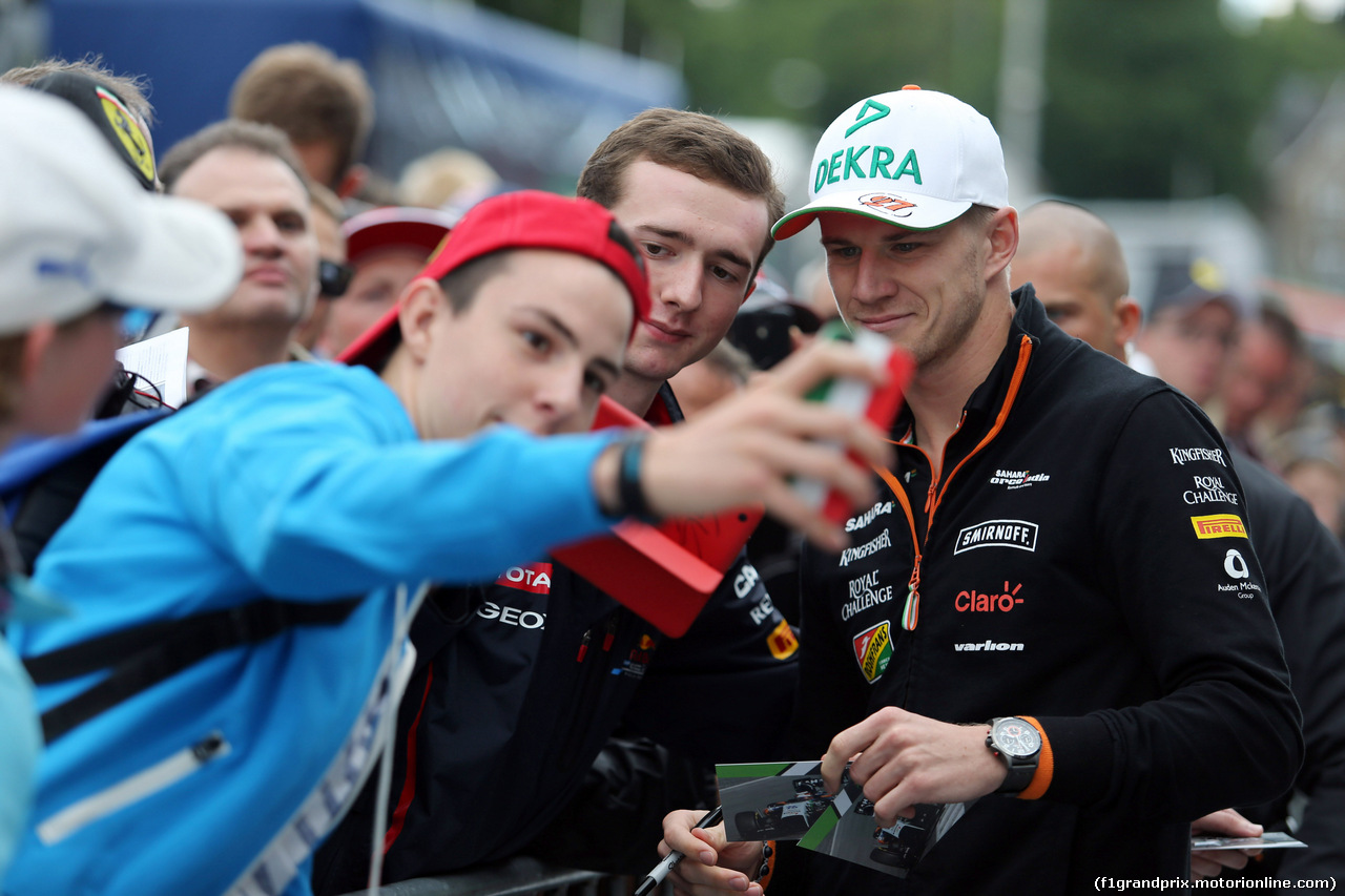 GP BELGIO, Nico Hulkenberg (GER) Sahara Force India F1 VJM07