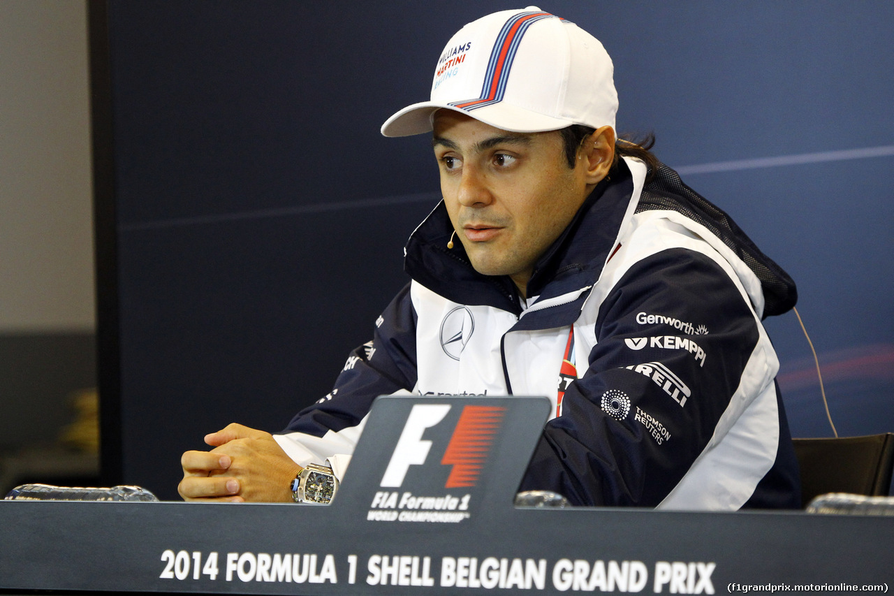 GP BELGIO, Felipe Massa (BRA) Williams F1 Team FW36