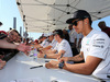 GP BELGIO, 24.07.2014- Autograph session, Lewis Hamilton (GBR) Mercedes AMG F1 W05 e Nico Rosberg (GER) Mercedes AMG F1 W05