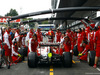 GP BELGIO, Practice pit stop Ferrari Team