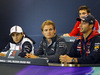 GP BELGIO, press conference with Daniel Ricciardo (AUS) Red Bull Racing RB10 , Nico Rosberg (GER), Mercedes AMG F1 W05 e Felipe Massa (BRA) Williams F1 Team FW36