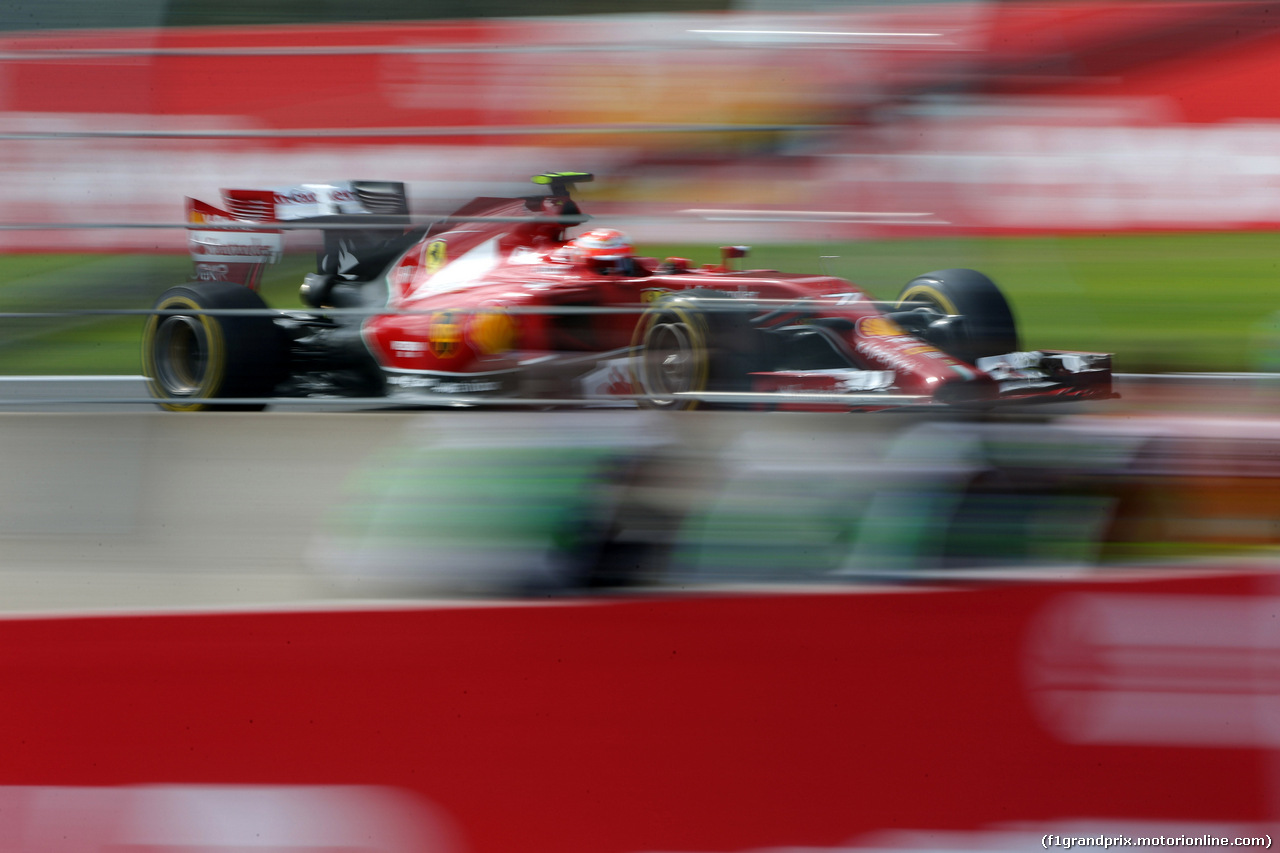 GP BELGIO, 23.08.2014- Prove Libere 3, Kimi Raikkonen (FIN) Ferrari F14-T