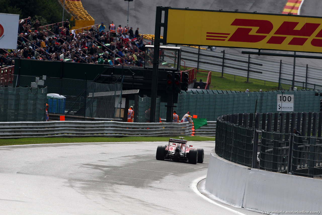 GP BELGIO, 23.08.2014- Prove Libere 3, Kimi Raikkonen (FIN) Ferrari F14-T