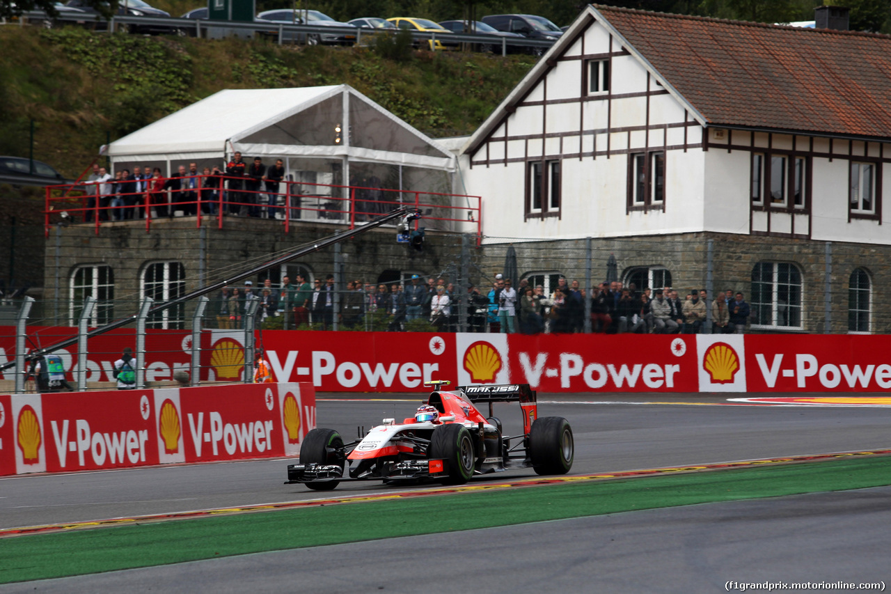 GP BELGIO, 23.08.2014- Prove Libere 3, Max Chilton (GBR), Marussia F1 Team MR03