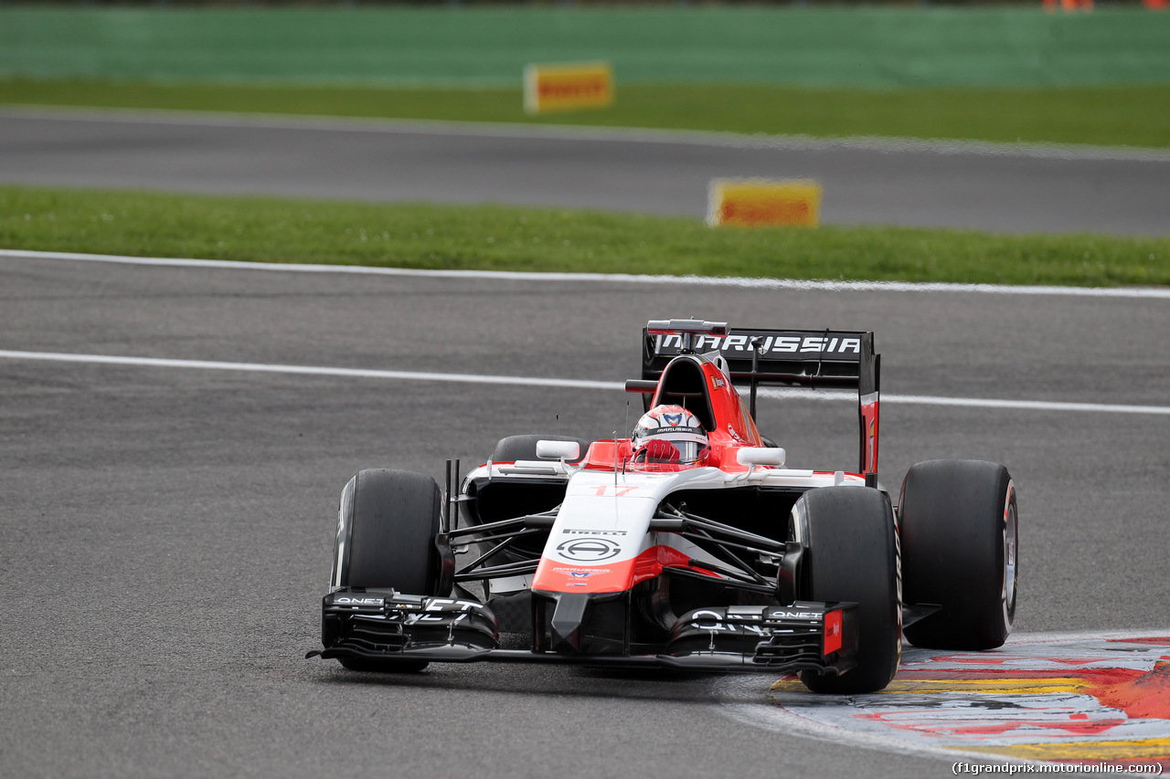 GP BELGIO, 23.08.2014- Prove Libere 3, Jules Bianchi (FRA) Marussia F1 Team MR03