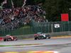 GP BELGIO, 23.08.2014- Free Practice 3, Fernando Alonso (ESP) Ferrari F14-T e Lewis Hamilton (GBR) Mercedes AMG F1 W05