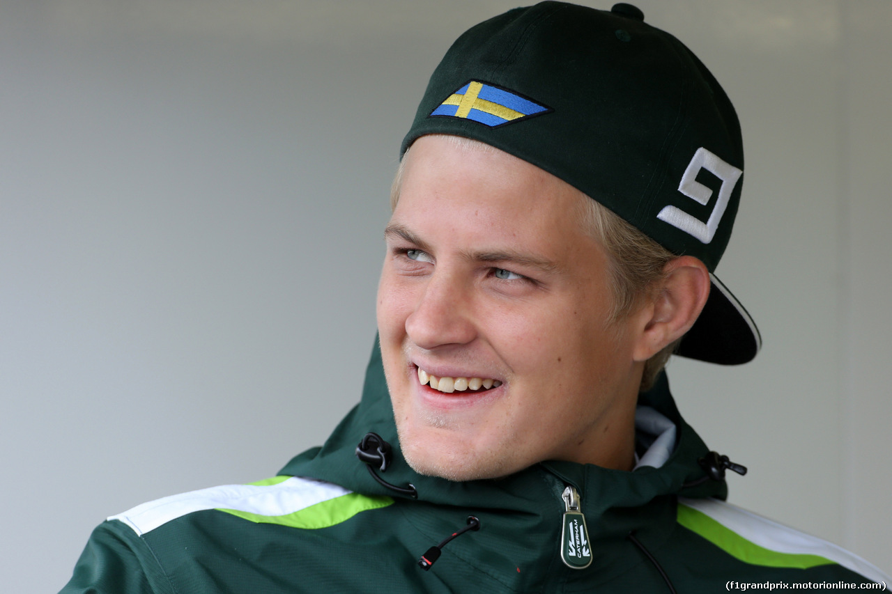 GP BELGIO, 22.08.2014- Prove Libere 1, Marcus Ericsson (SUE) Caterham F1 Team CT-04