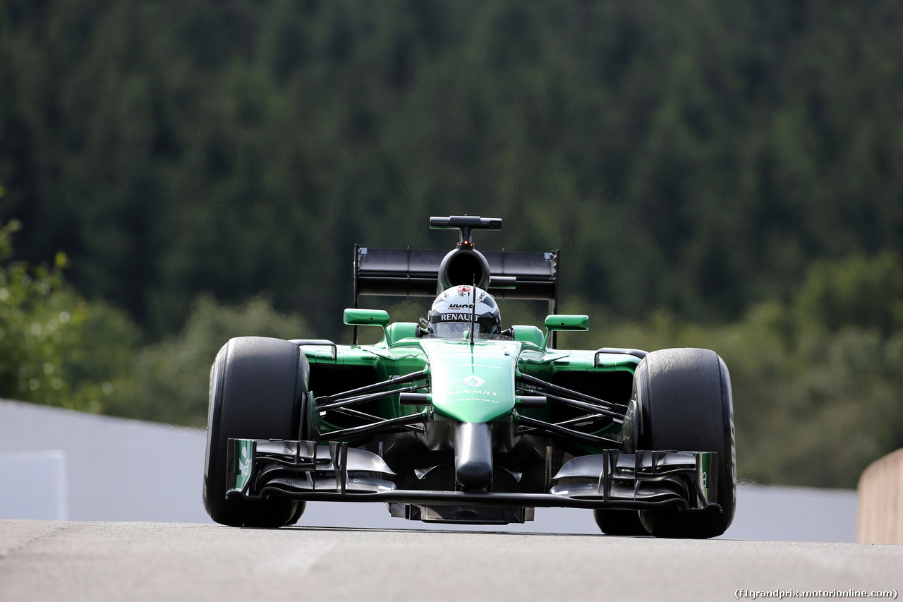 GP BELGIO, 22.08.2014- Prove Libere 1, Andre Lotterer (GER), Caterham F1 Team