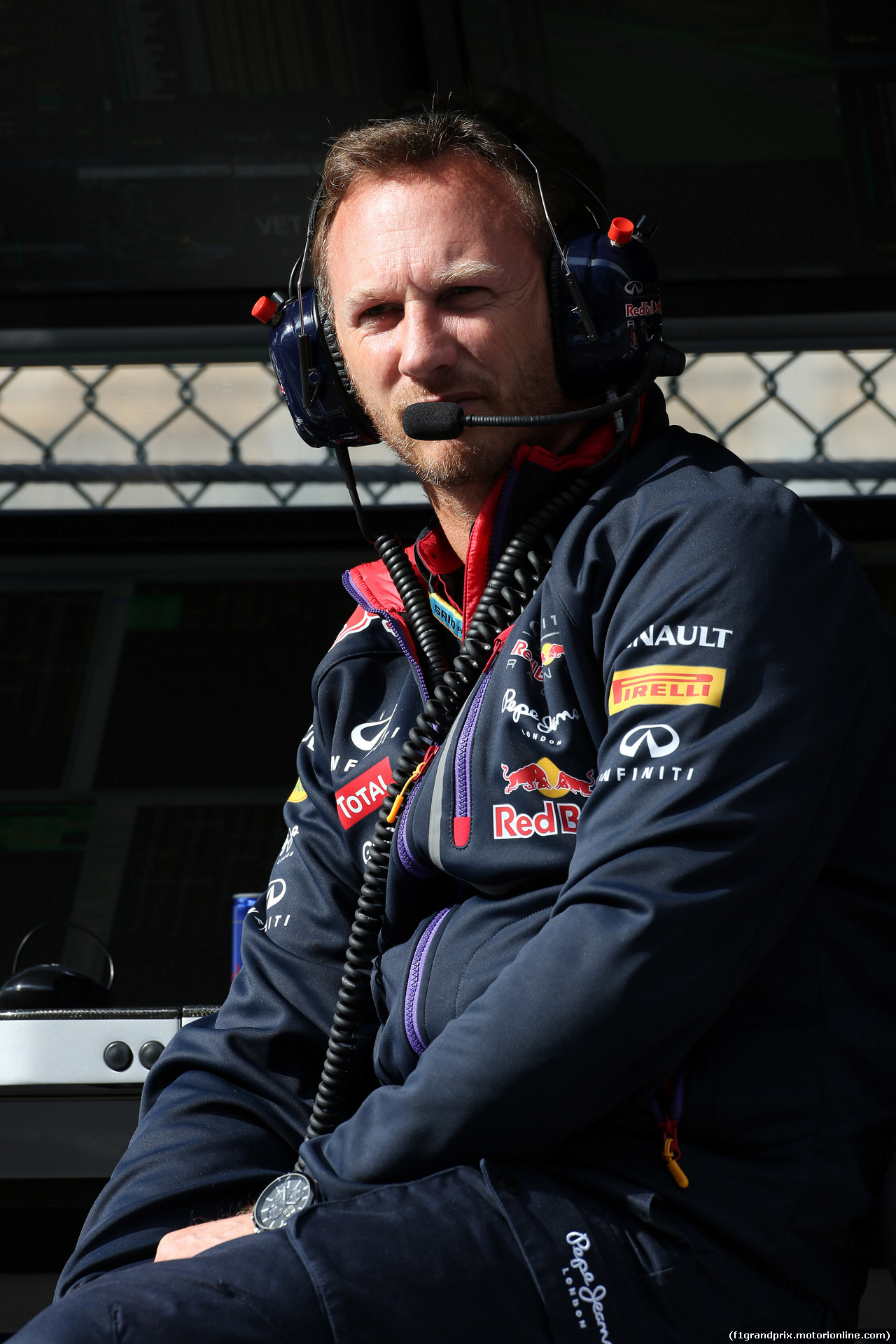 GP BELGIO, 22.08.2014- Prove Libere 1, Christian Horner (GBR), Red Bull Racing, Sporting Director