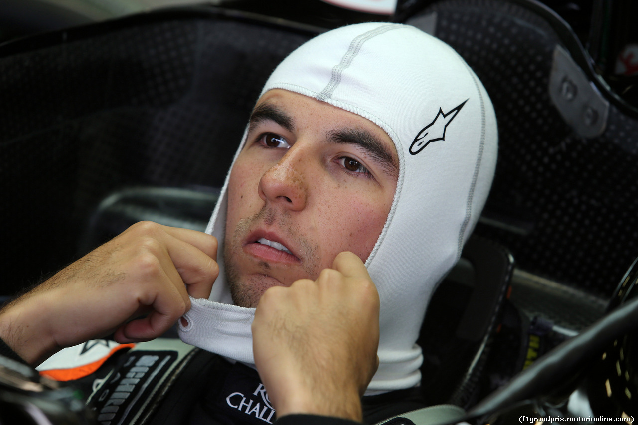 GP BELGIO, 22.08.2014- Prove Libere 1, Sergio Perez (MEX) Sahara Force India F1 VJM07
