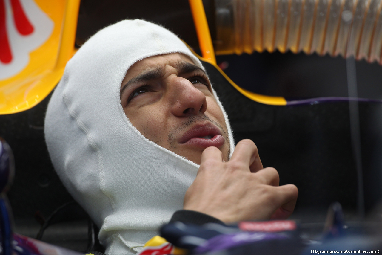 GP BELGIO, 22.08.2014- Prove Libere 1, Daniel Ricciardo (AUS) Red Bull Racing RB10