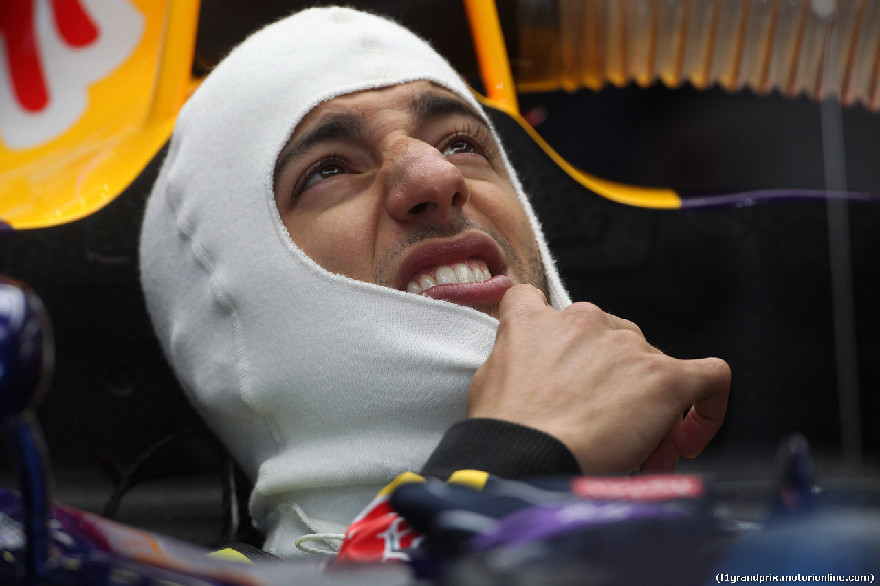 GP BELGIO, 22.08.2014- Prove Libere 1, Daniel Ricciardo (AUS) Red Bull Racing RB10