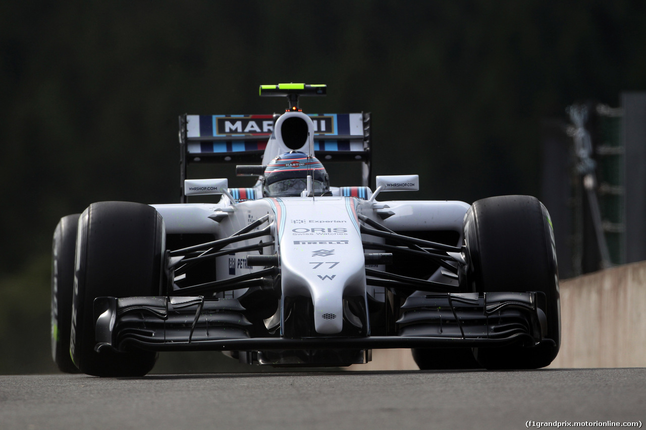 GP BELGIO, 22.08.2014- Prove Libere 1, Valtteri Bottas (FIN) Williams F1 Team FW36