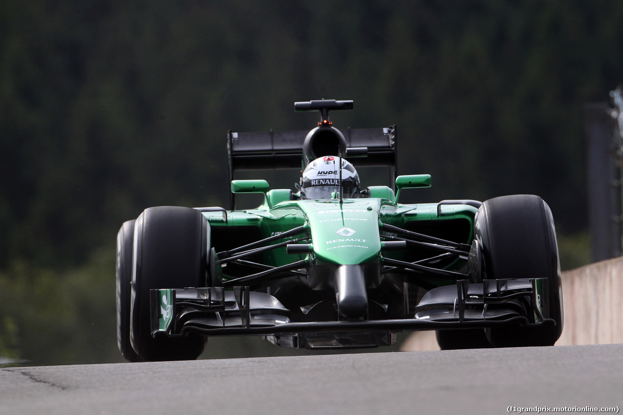 GP BELGIO, 22.08.2014- Prove Libere 1, Andre Lotterer (GER), Caterham F1 Team