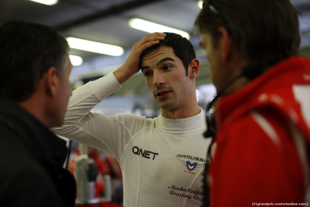 GP BELGIO, 22.08.2014- Prove Libere 1, Alexander Rossi (USA) Marussia F1 Team