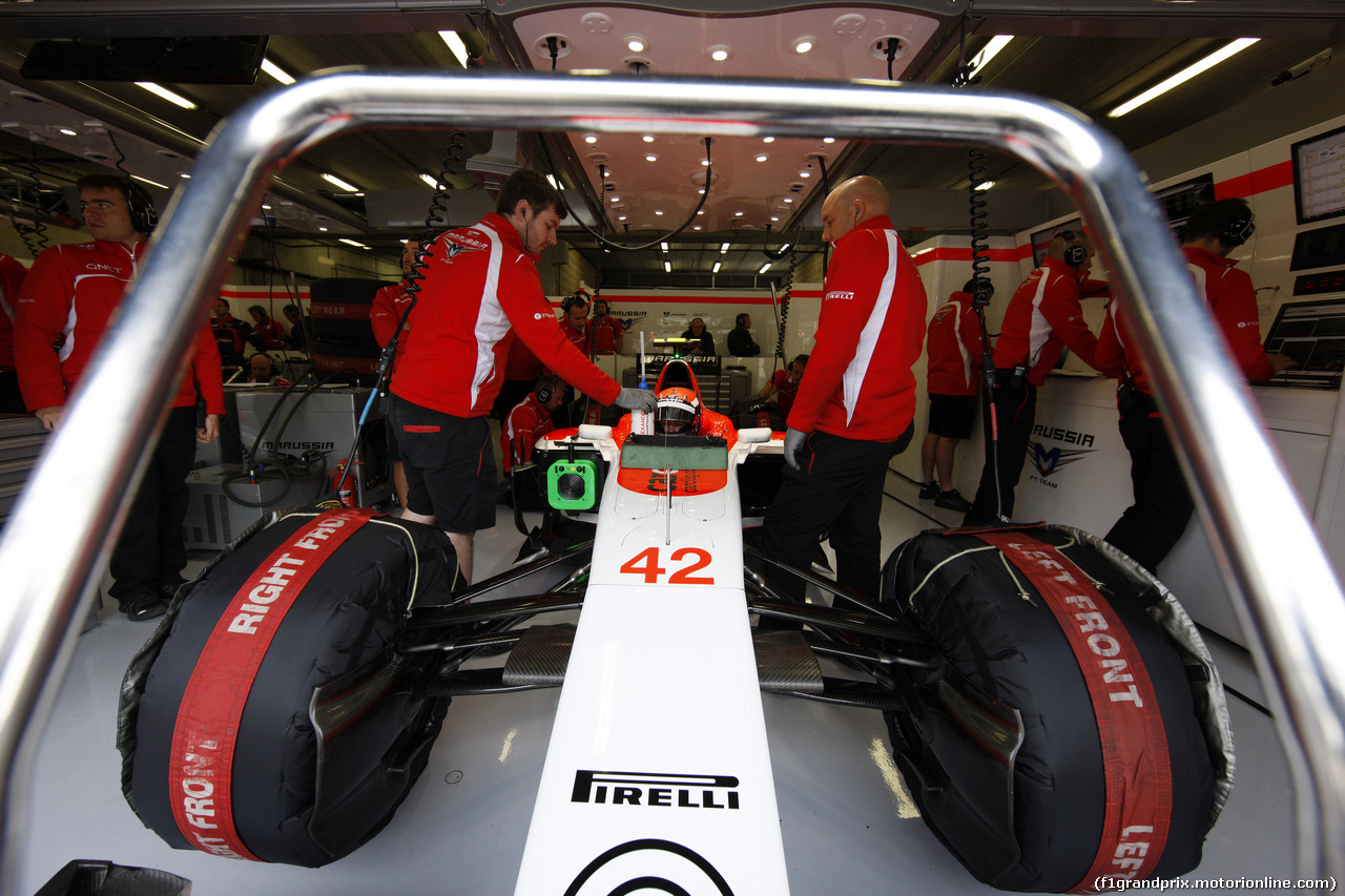 GP BELGIO, 22.08.2014- Prove Libere 1, Alexander Rossi (USA) Marussia F1 Team