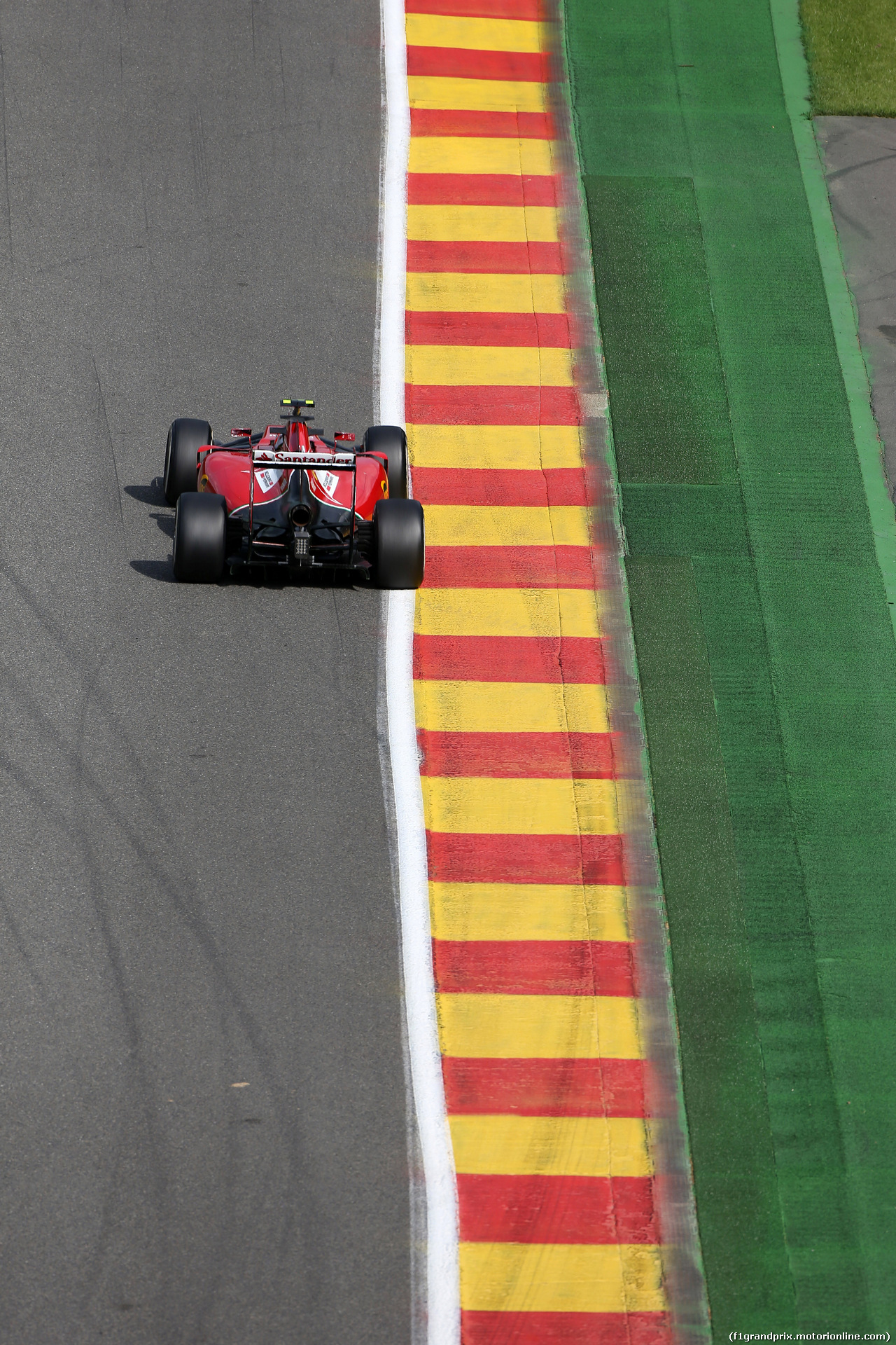 GP BELGIO, 22.08.2014- Prove Libere 1, Kimi Raikkonen (FIN) Ferrari F14-T