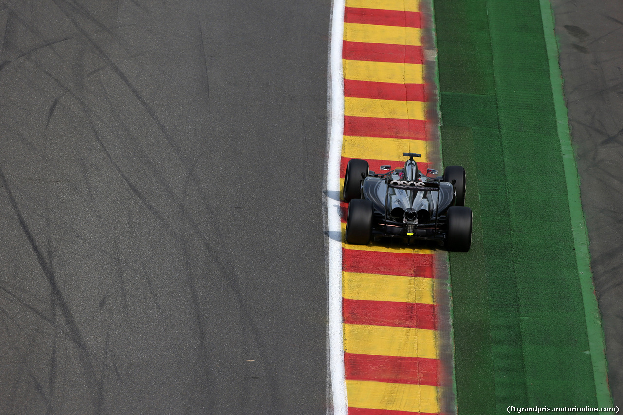 GP BELGIO, 22.08.2014- Prove Libere 1, Jenson Button (GBR) McLaren Mercedes MP4-29