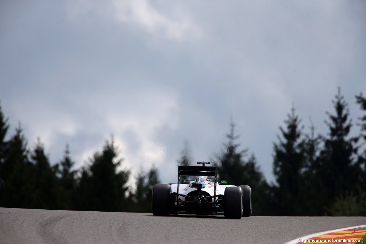 GP BELGIO, 22.08.2014- Prove Libere 2, Felipe Massa (BRA) Williams F1 Team FW36